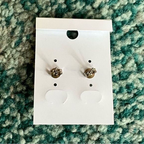 Cubic Zirconia Stainless Steel Earrings - Picture 4 of 4